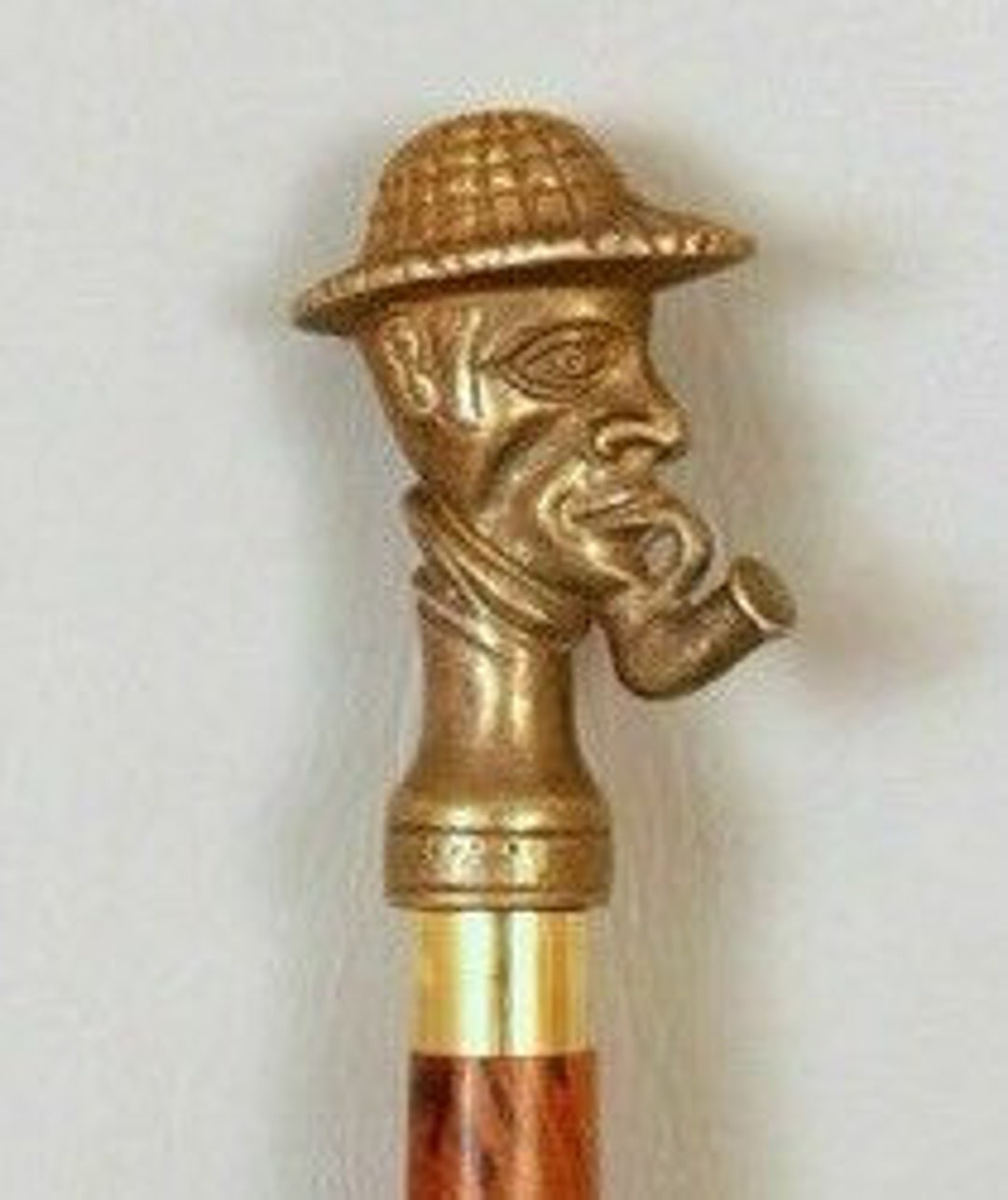 Antique Brass Gentleman Walking Stick: Victorian Style Cane - Etsy