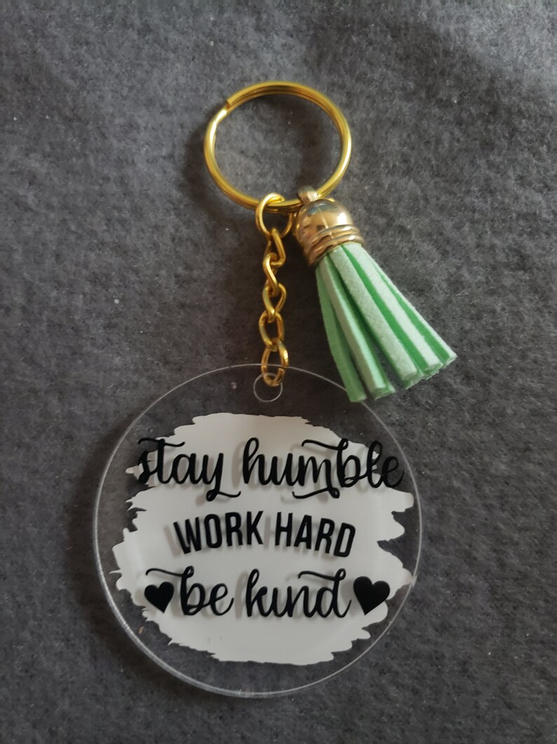 Inspirational Quote Keychains