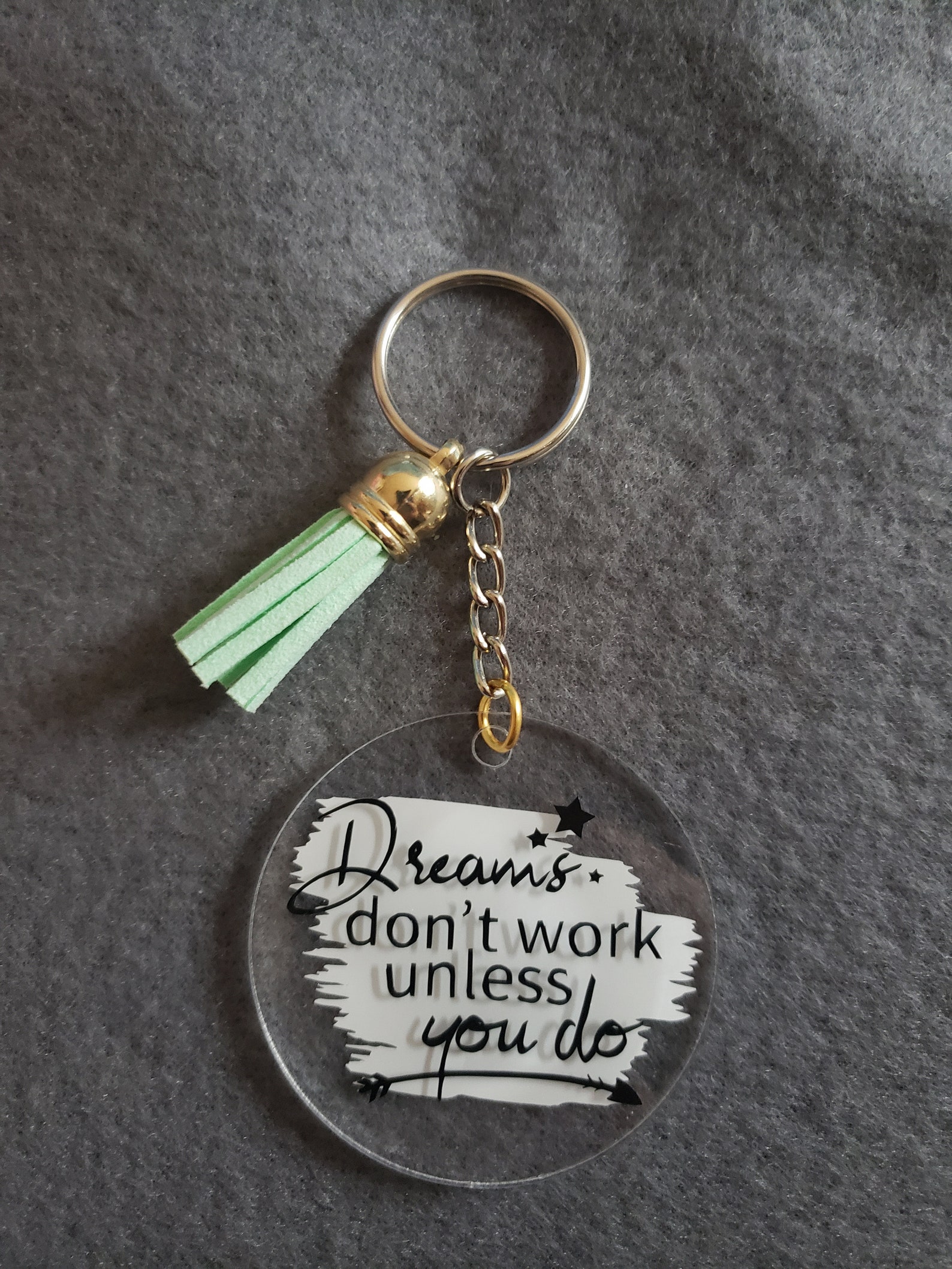 Acrylic Keychains with Cute Quotes Etsy