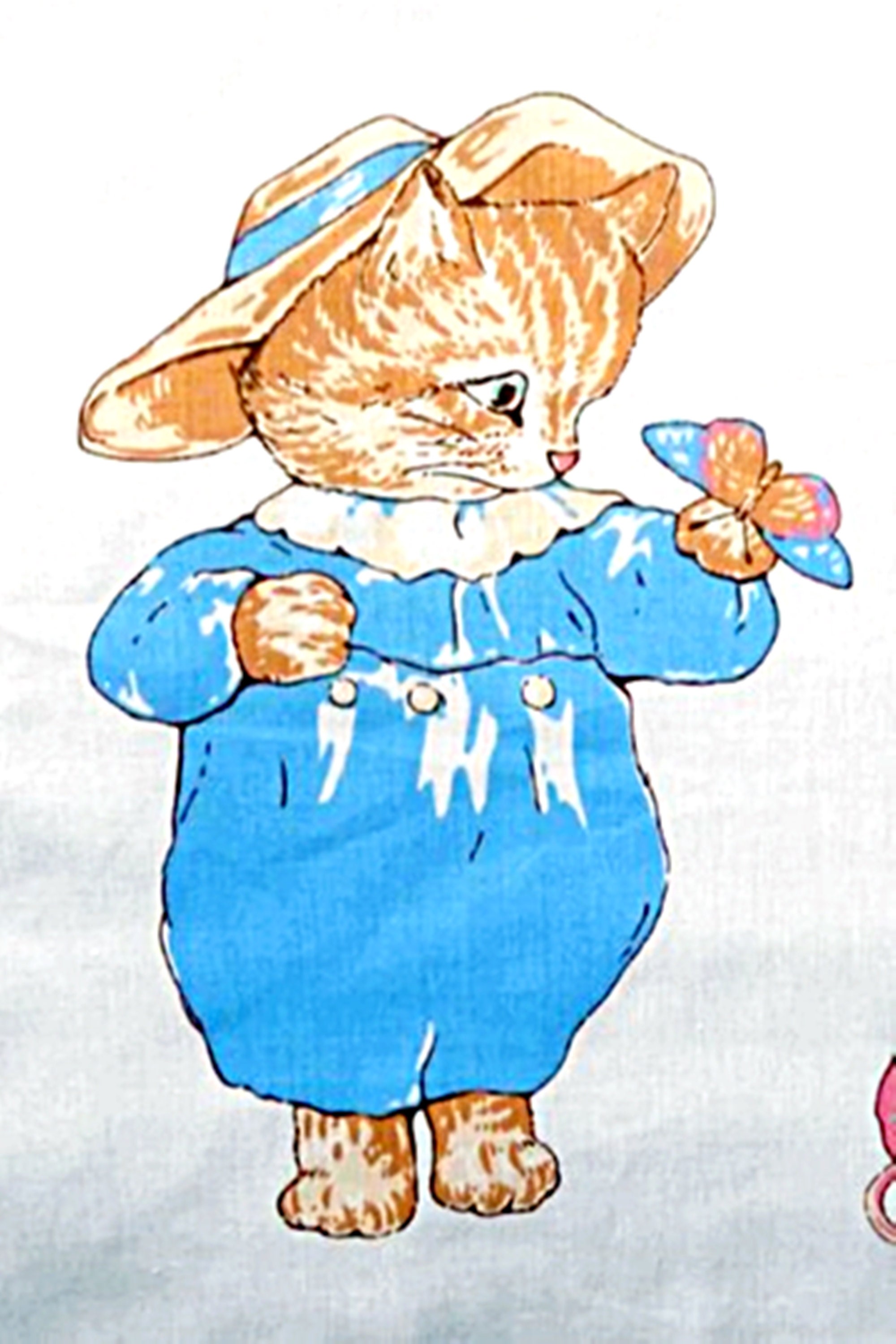 Peter Rabbit Fabric Panel & Coordinating Fabric Characters Etsy