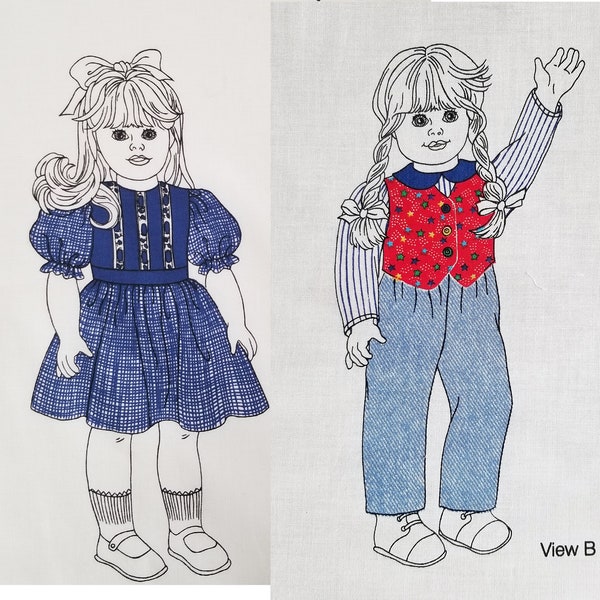 Doll Clothes Fabric Etsy