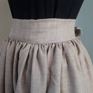 Bespoke. Historical linen petticoat. Underskirt, historical petticoat