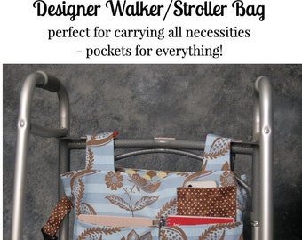 Designer Walker/stroller Bag PDF Pattern 