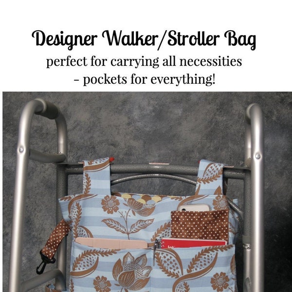 Designer Walker/Kinderwagentasche PDF Schnittmuster