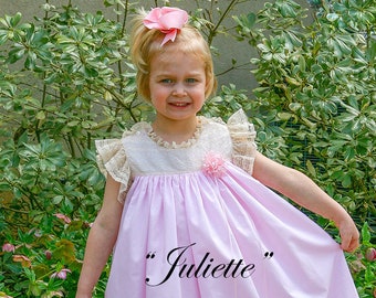 Juliette - heirloom portrait dress & slip pattern sizes 2 - 6