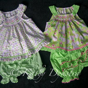 Perfectly Pretty Top/Dress PDF Pattern, sz. 12 mo. 10 image 8