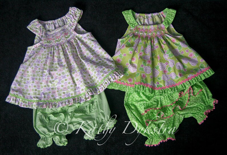 Perfectly Pretty Top/Dress PDF Pattern, sz. 12 mo. 10 image 8