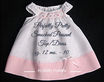 Perfectly Pretty Top/Dress PDF Pattern, sz. 12 mo. - 10