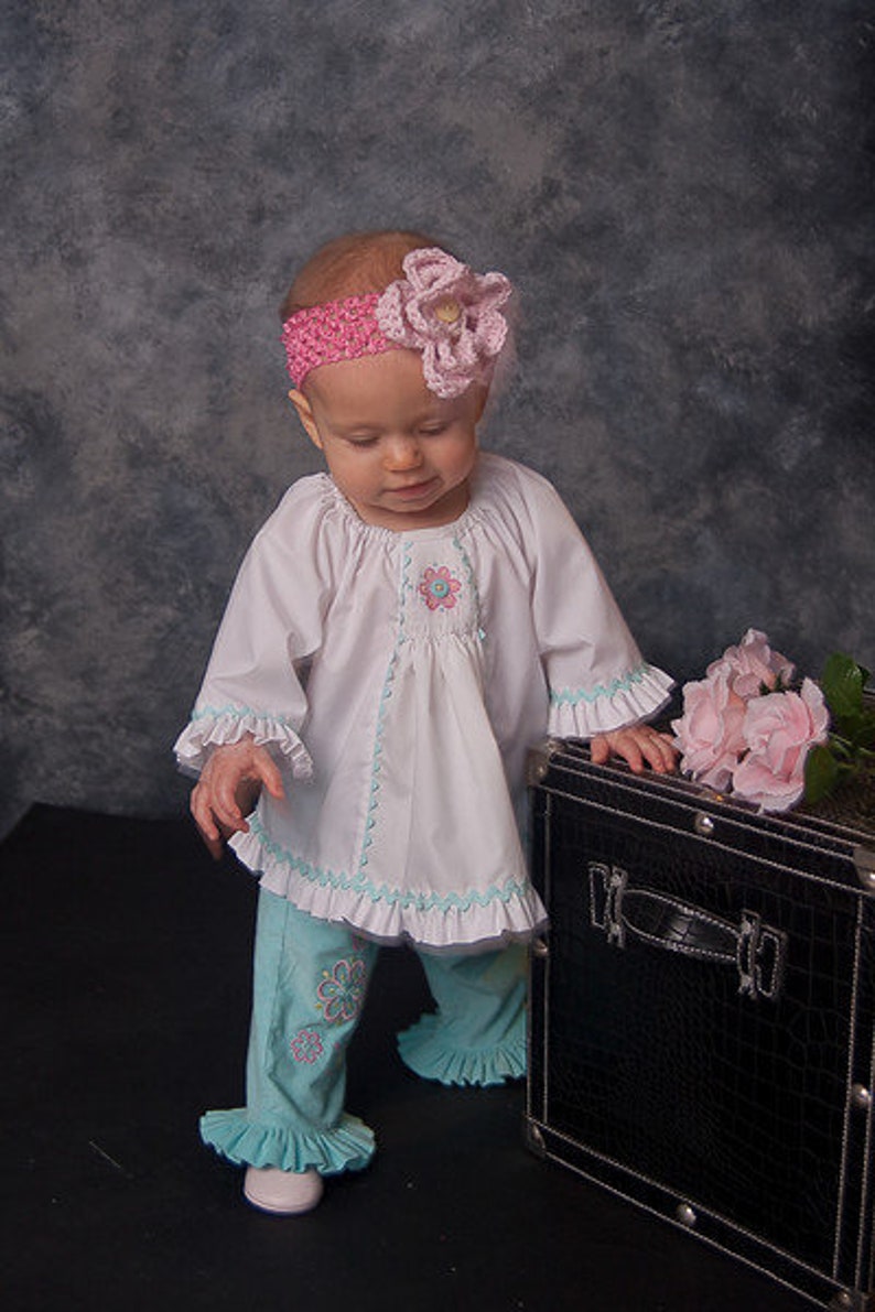 Annalise Smocked Top PDF Pattern, sz. 6 mo. 8 image 3