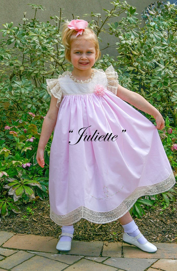 Juliette Heirloom Portrait Dress Slip Pattern Sizes 2 6 Etsy