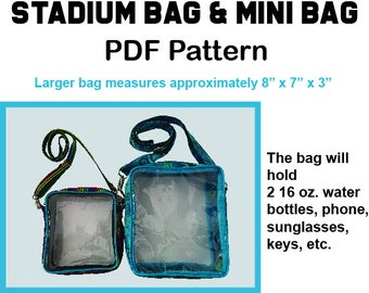 Stadium Bag & Mini Stadium Bag PDF Pattern