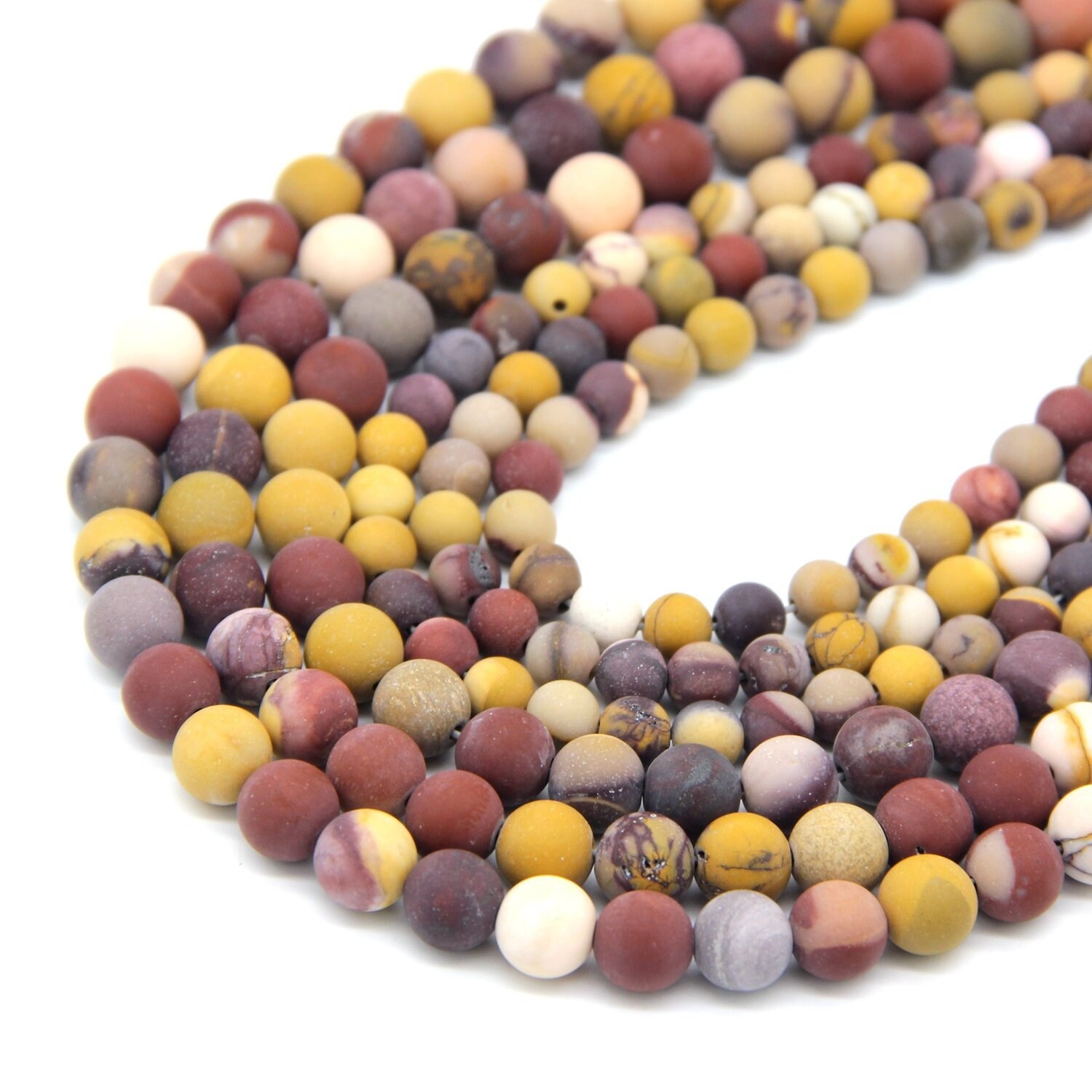 15" Strand Mookaite Gemstone Loose Spacer Beads Jewelry Making Craft 4/6/8/10MM 15" Strand Mookaite Gemstone Loose Spacer Beads Jewelry Making Craft 4/6/8/10MM