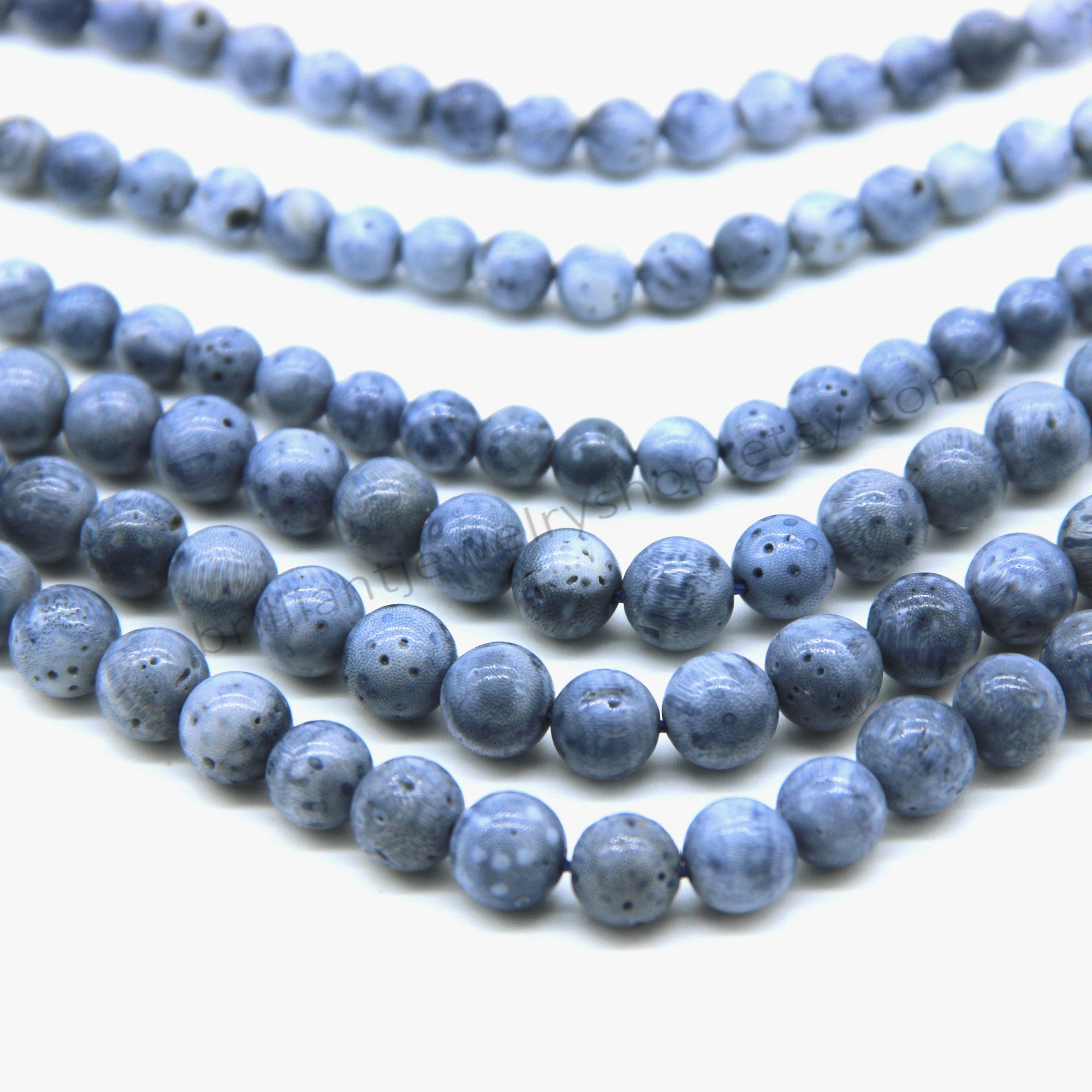 Genuine Blue Coral Beads 6mm 8mm 10mm Natural Sea Coral Beads Etsy