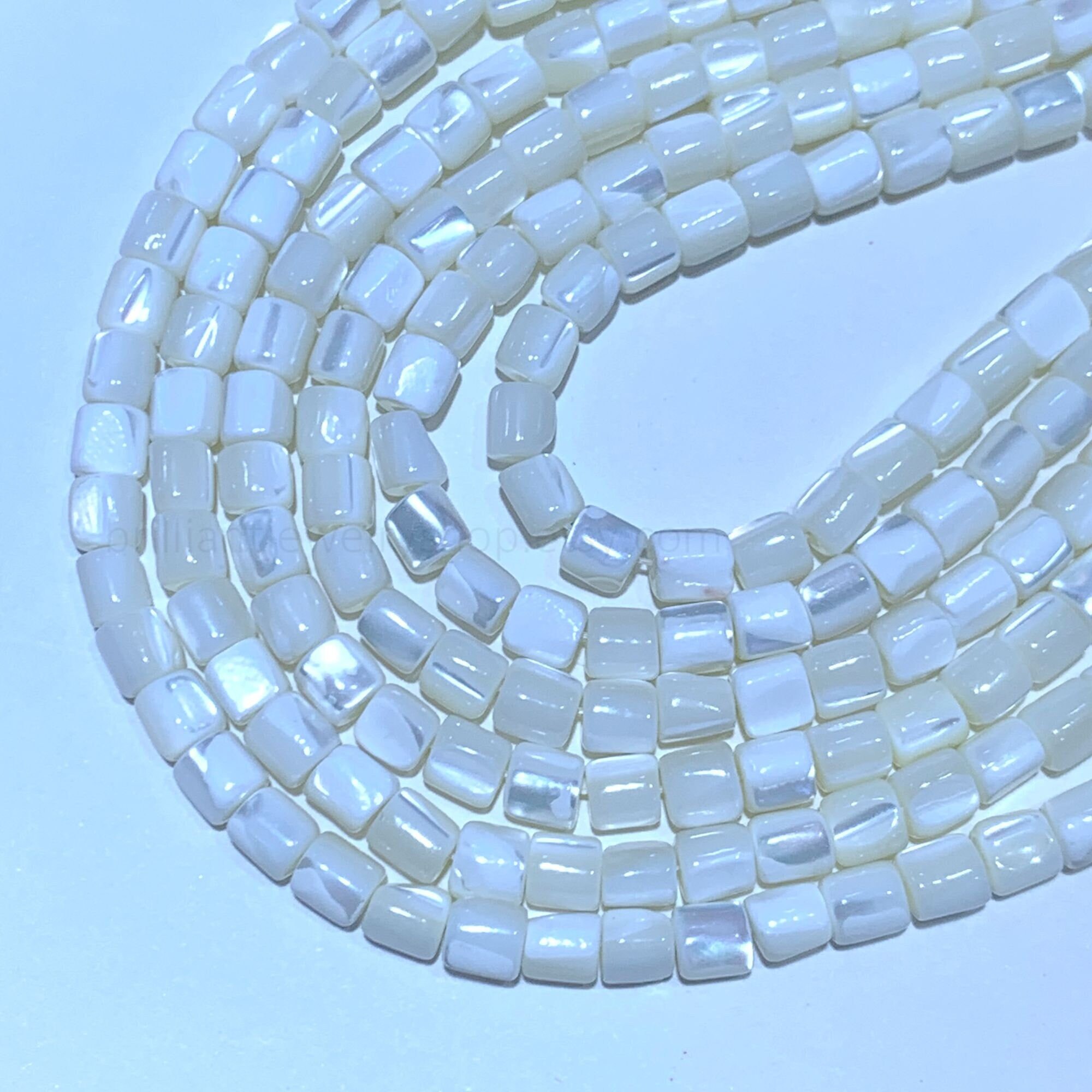 Mother of Pearl Cylinder Beads 5mm 6mm 8mm Natural MOP Tube Etsy