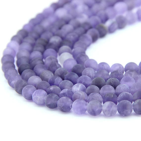 PCS pierres précieuses fabrication de bijoux Cape améthyste à facettes perles rondes 8 mm Lilas 40