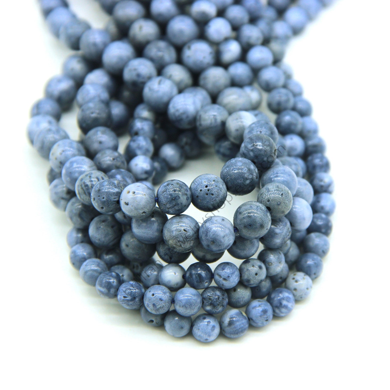 Genuine Blue Coral Beads 6mm 8mm 10mm Natural Sea Coral Beads - Etsy