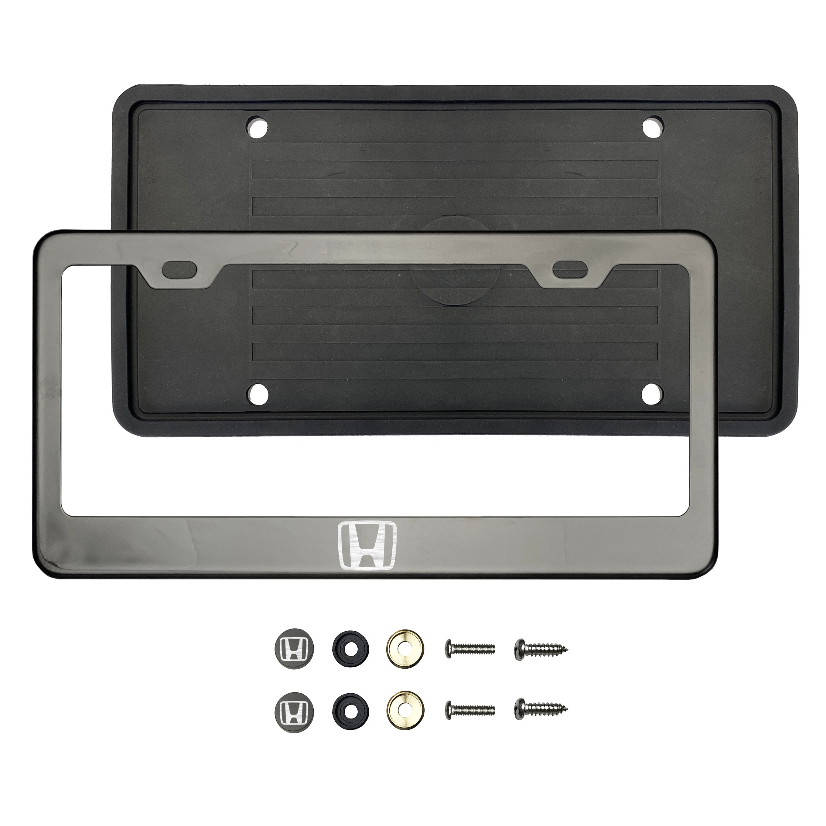 Honda fit license plate frame deals