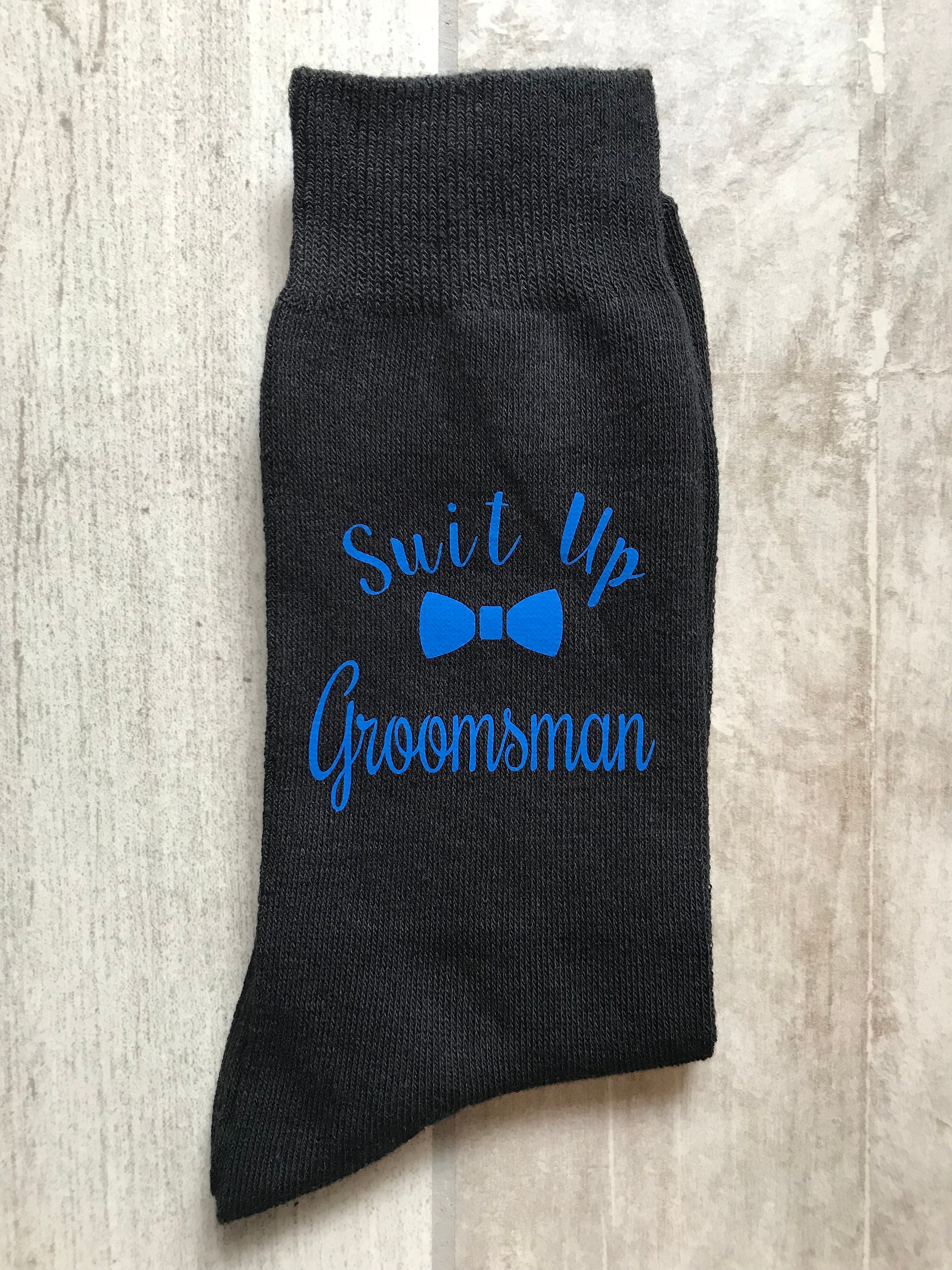 Groom Socks Groomsmen Socks Personalised Socks Groom Gift - Etsy UK