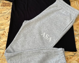 Personalised Men's Pajama Set: Monogram Loungewear Gift