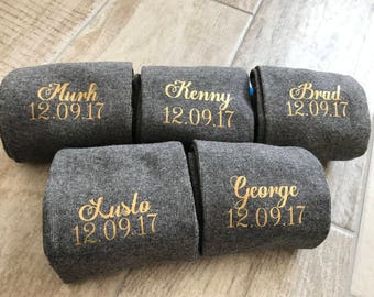 Groomsmen socks, groom socks, novelty socks, groom gift, usher socks, grey socks, bestman socks, father of the bride socks