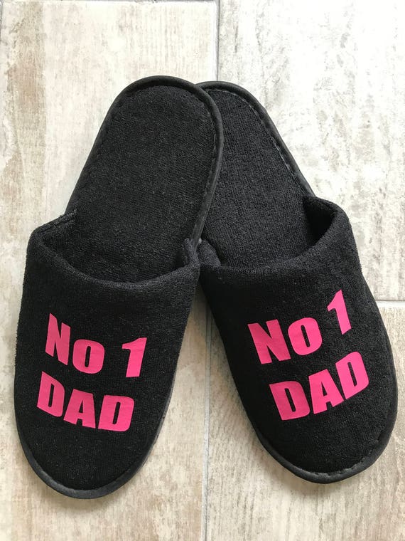 No 1 dad slippers best papa slippers No 