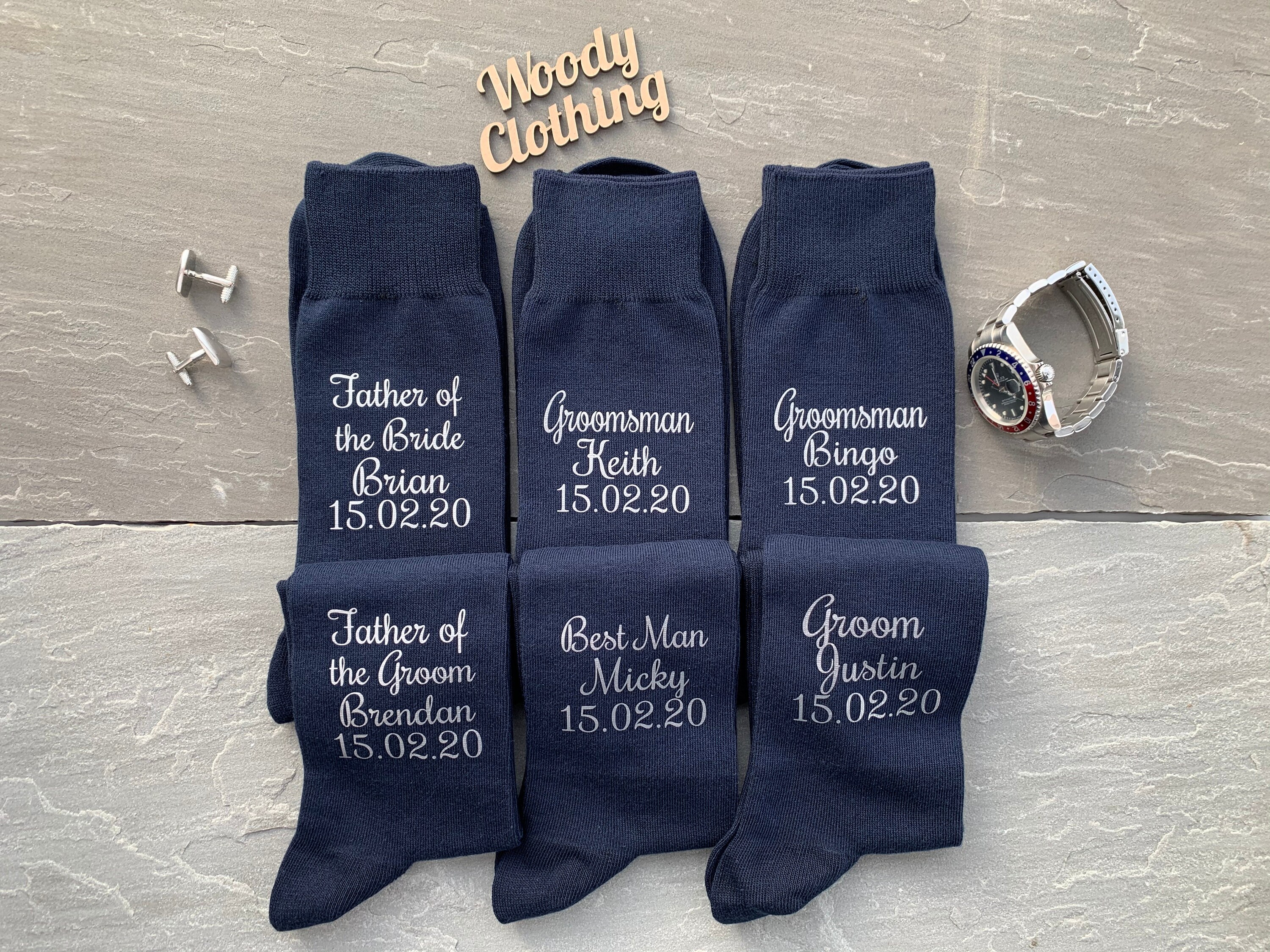 Dark Navy Groom Socks Navy Groomsen Socks Navy Best Man Etsy UK