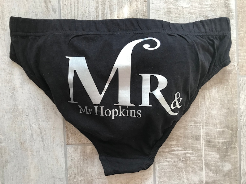 Mr & Mr Matching Underwear Briefs Set Etsy UK
