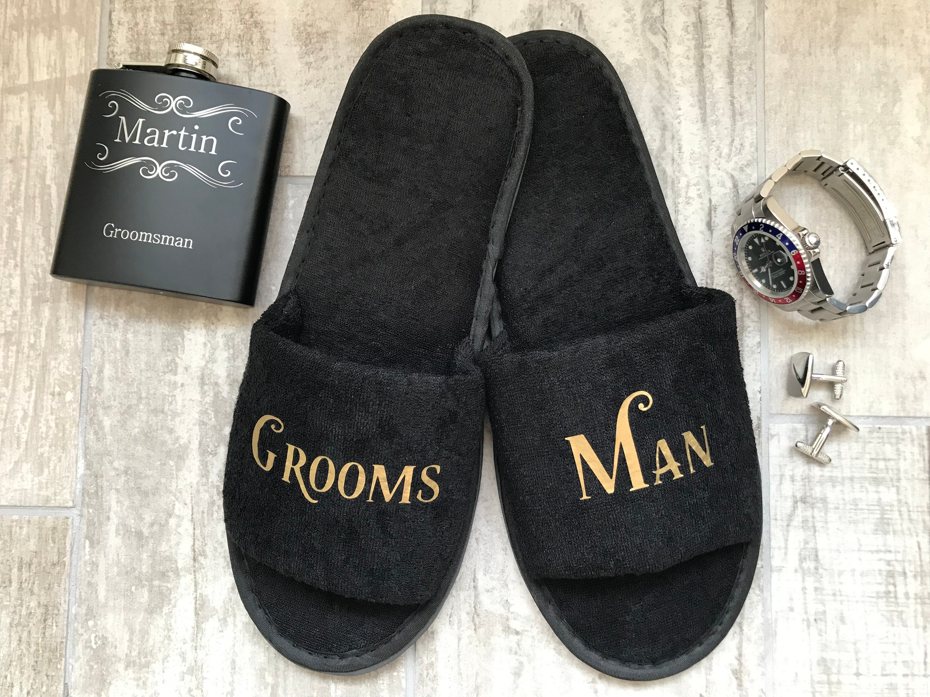 men's spa slippers