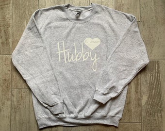 Personalised Hubby Groom Sweatshirt Jumper