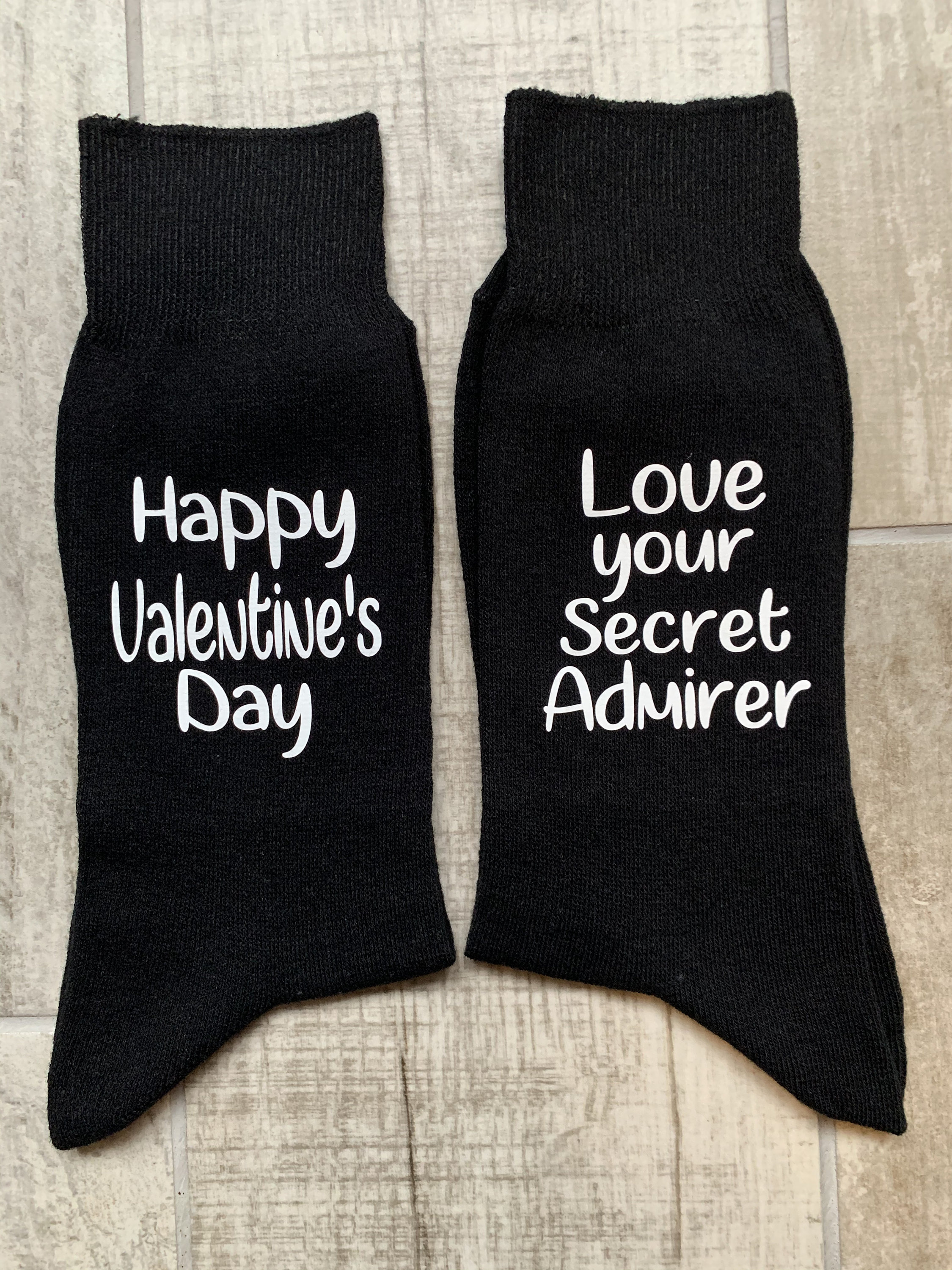 Image of Valentines Day Socks, Boyfriend Gift, Girlfriend Gift, Personalised Socks, Sweetheart Socks, Novelty Socks, Valentines Gift