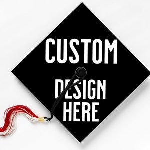 Custom Personalized Designed Graduation Hat, Graduation Cap Topper Sticker Design, Grad gift, Class of 2025