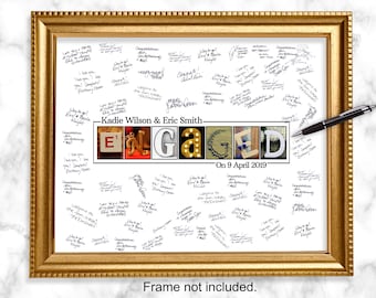 Engagement Party Guestbook Alternative