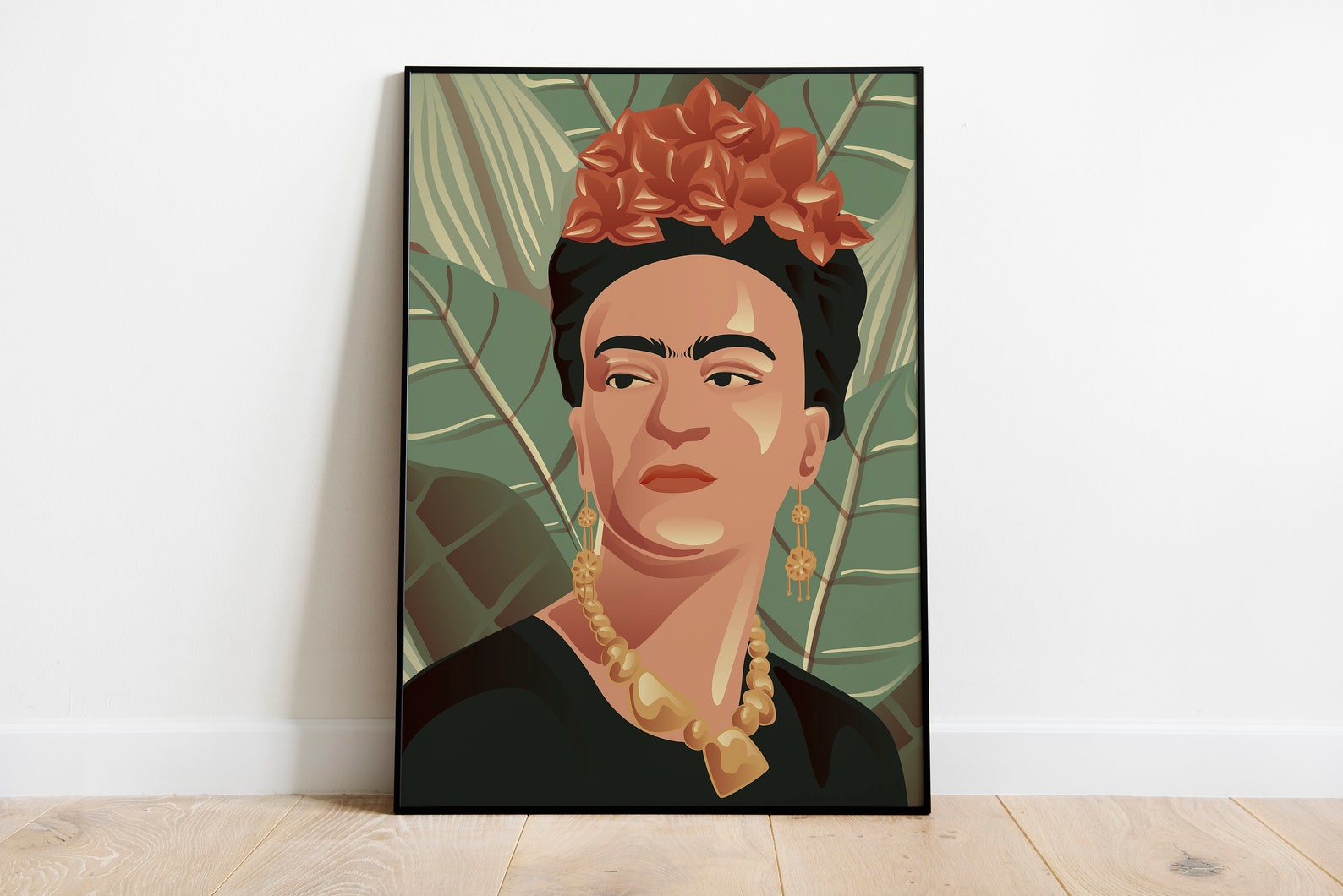 Frida Kahlo Frida Kahlo Wall Art Decor Mexican Painter Frida Etsy