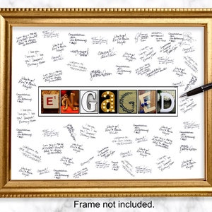 Engagement Party Guestbook Alternative