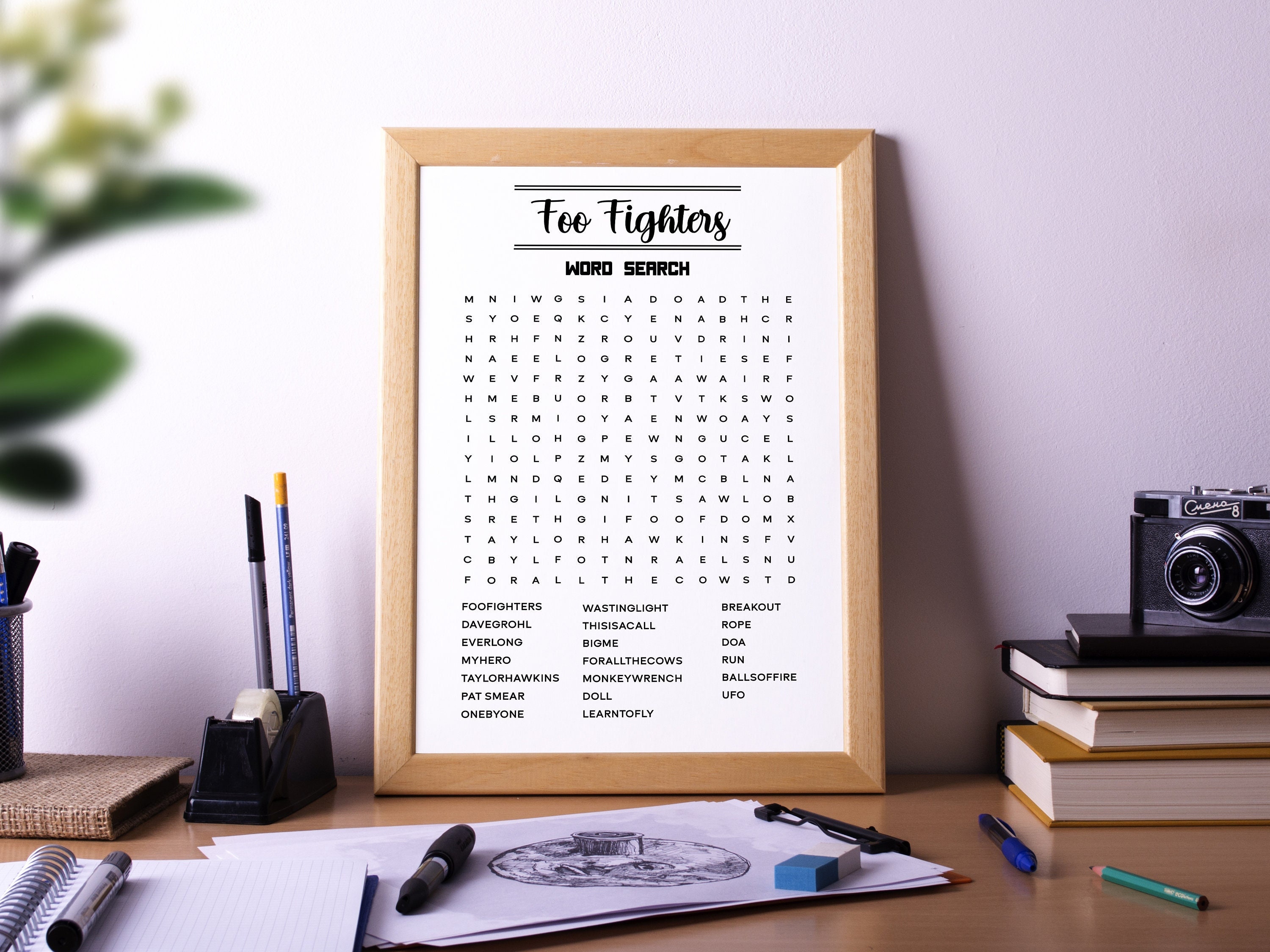 Foo Fighters Rock Band Crossword Puzzle Word Search Puzzle Etsy Foo Fighters Rock Band Crossword Puzzle Word Search Puzzle Etsy