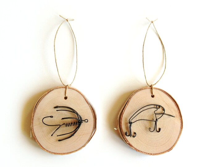 Fishing Lure Ornaments. Gifts for Him. Rustic Christmas Etsy