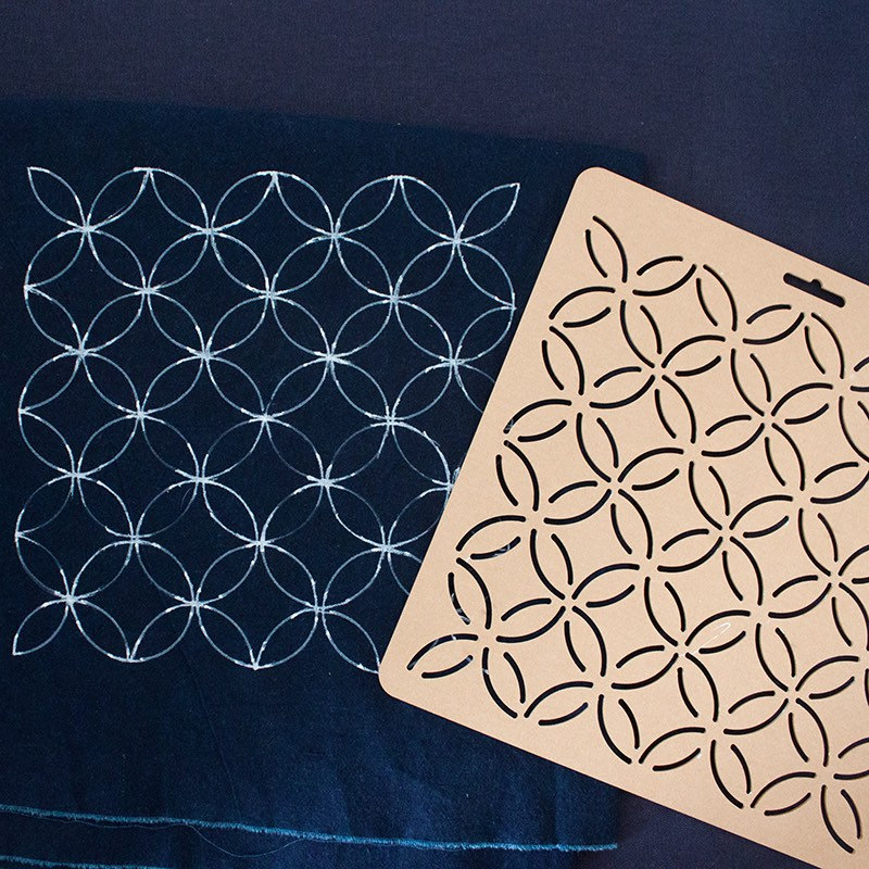 Sashiko Stencil By Acrylic Sashiko Embroidery Pattern Etsy Sashiko Stencil By Acrylic Sashiko Embroidery Pattern Etsy