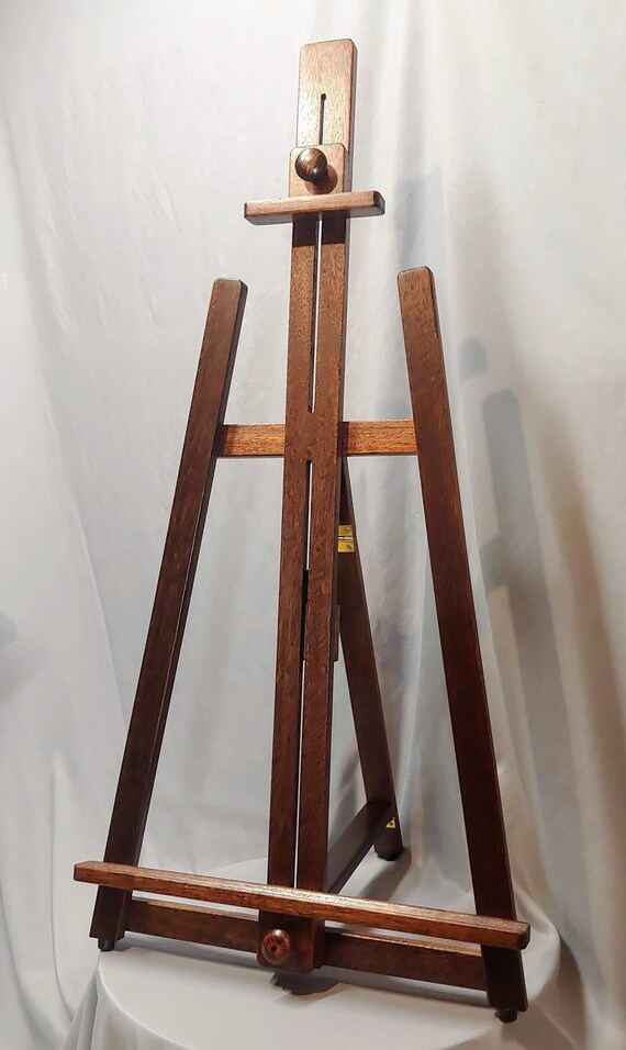 Easel: Tabletop Display Solid Mahogany Handcrafted 