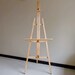 Easel: Floor-standing artist painting handcrafted 