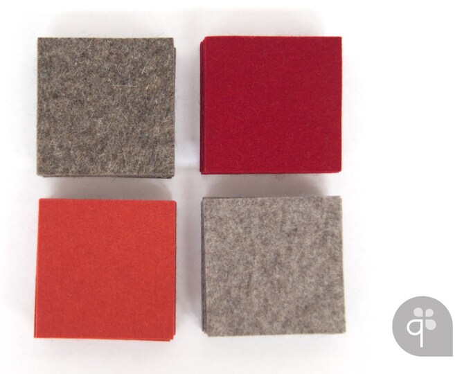 quadu felt coasters set of 4 – square