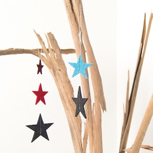 quadu estrella guirnalda 2-set, decoración de Navidad