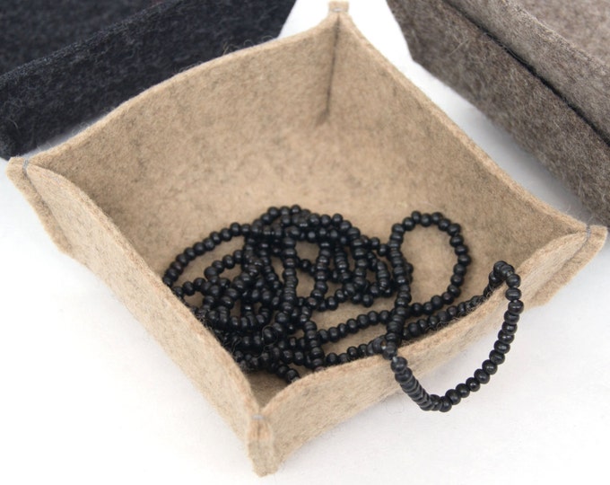 Felt bowl, minimalist decor, Scandinavian, storage, modern home accessories