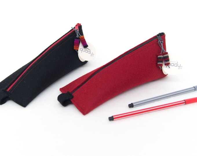 quadu pencil case – pencil case made of wool felt