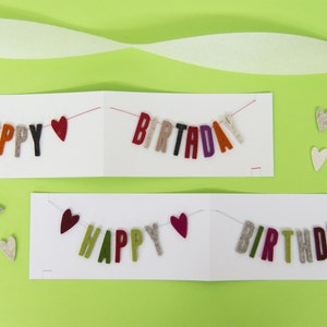 quadu Verjaardagskaart – Happy Birthday – Slinger