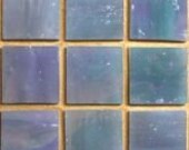 20mm Square Glacier Collection Stained Glass Mosaic Tiles (25 Tiles) - Northern Lights