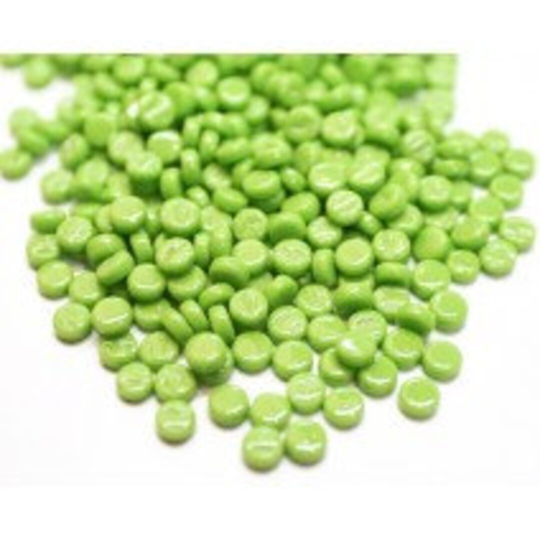 8mm Round Mosaic Tiles Green Grass Gloss 25g - Etsy