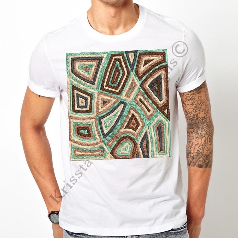 Native African Folk Motif Machine Embroidery Design - Etsy