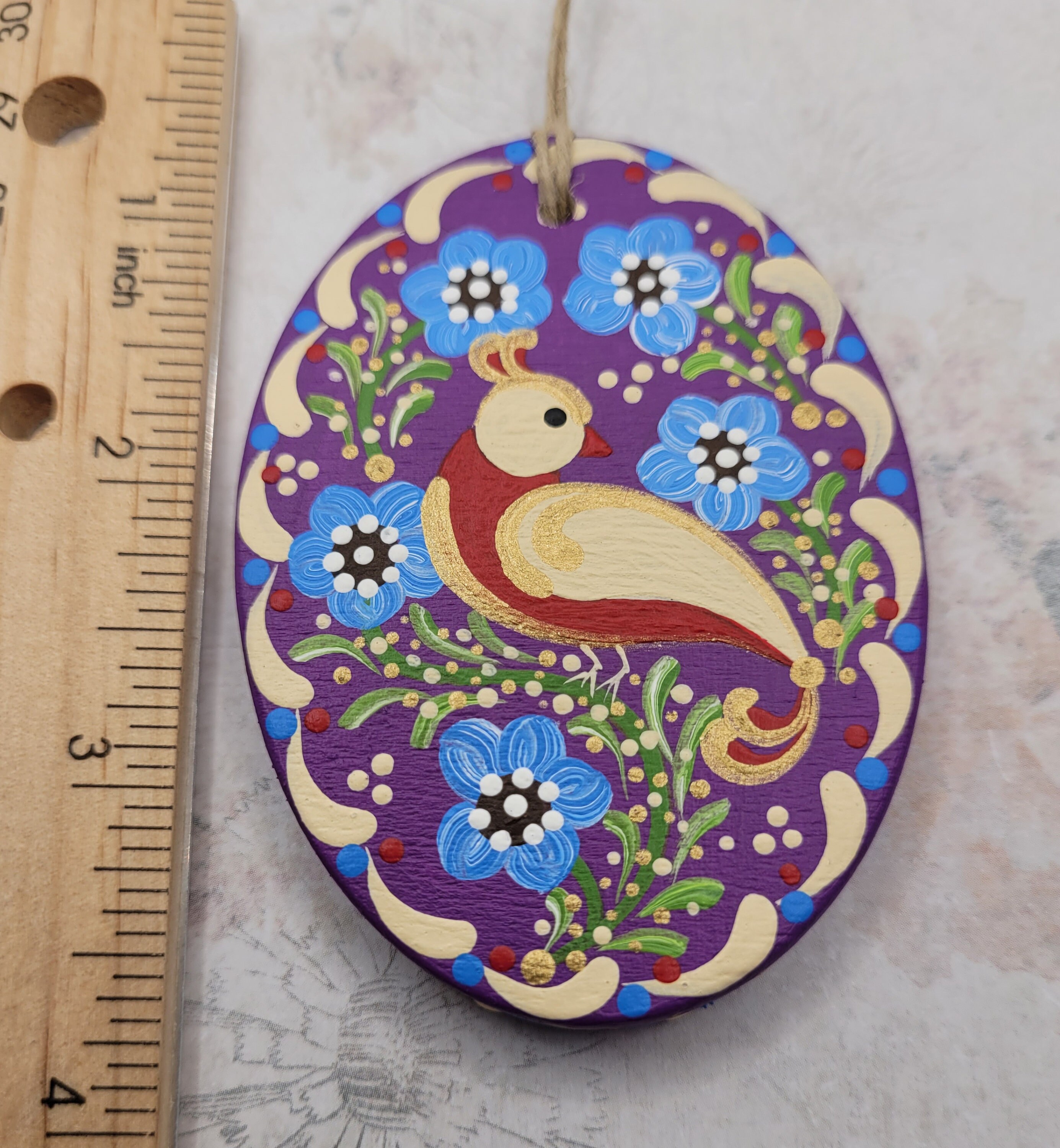 Bavarian Folk Art Ornament German Folk Art Distelfink Ornament bavarian-folk-art-ornament-german-folk-art-distelfink-ornament