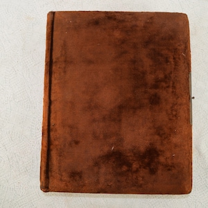Antique Victorian Photo Album with no photos, empty, holds cabinet cards and CDVs (C4)
