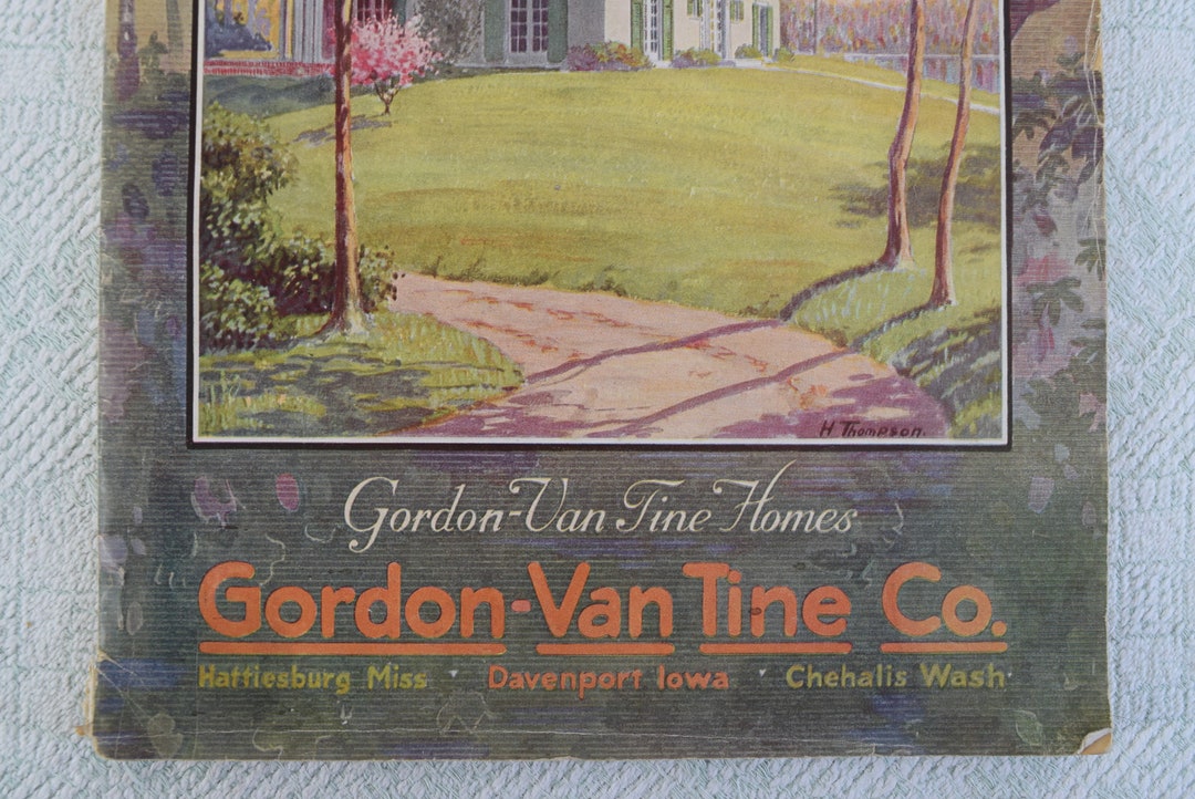 Gordon Van Tine Homes Vintage Homes Catalog Architectural Drawings Etsy